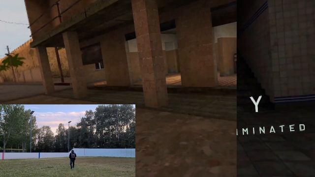 VR Shooter....Outside...No Wires = game changing experience. смотреть онлайн