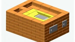 Двухколпаковая отопительно варочная печь   своими руками
