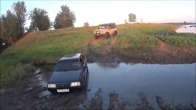 Да я там на девятке проеду!!! Ваз 21099 ТАЗ Offroad смотреть онлайн