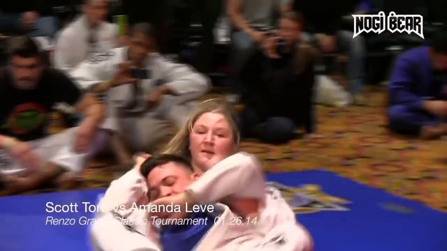 Nogi Bear® Classic! Amanda Leve Takes on Guy @ Girls Grappling Tournament • Female Wrestling смотреть онлайн