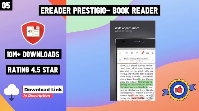 Top 10 Best eBook reader Apps for Android смотреть онлайн
