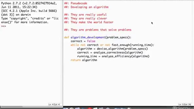 Python, The Next Level (Intermediate) : Algorithm Development смотреть онлайн