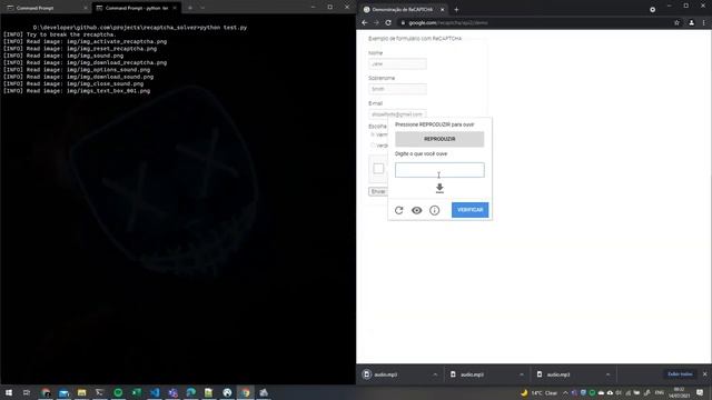 Recaptcha solver with Python смотреть онлайн