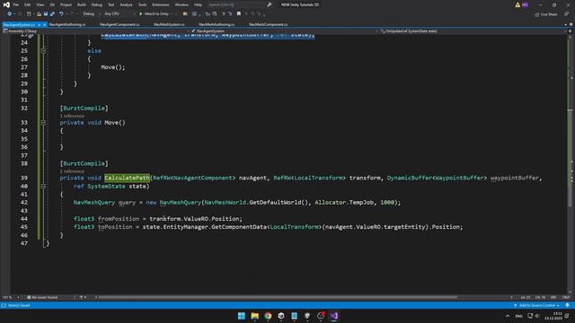 Unity DOTS NavMeshQuery - Pathfinding смотреть онлайн