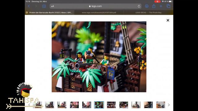 Mein Senf zum Set Piraten der Barracuda-Bucht (Pirate Bay Ideas Set 21322) смотреть онлайн