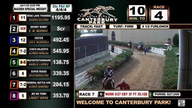 Canterbury Park 7-1-2023 смотреть онлайн