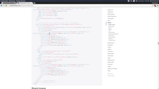 Bootstrap #11 Tutorial navbar right menu and dropdown menu смотреть онлайн