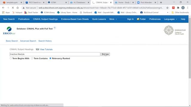 How to Research a PICO Question Using the CINAHL Database смотреть онлайн