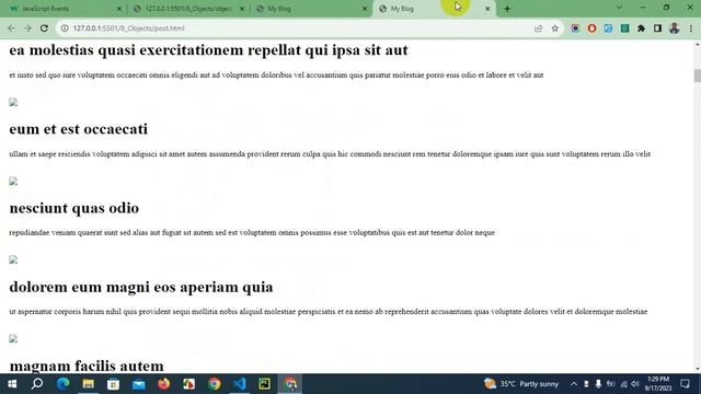 PWDS-28-Class 12 JavaScript Object & events смотреть онлайн
