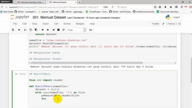 Memuat Dataset CSV dengan Python (2) смотреть онлайн