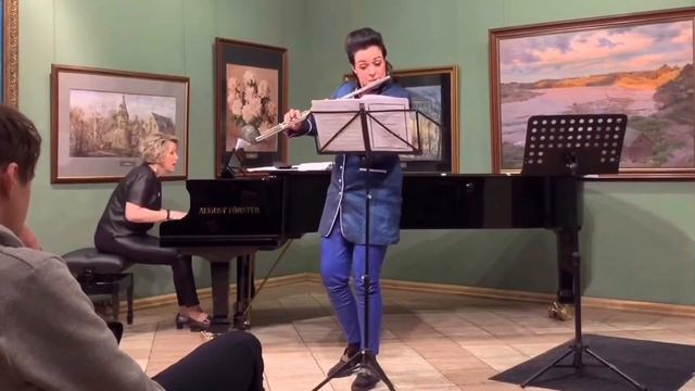 M. Mower Sonata Latino I part, Natalia Osipova (flute), Aigul Bukharova (piano) смотреть онлайн