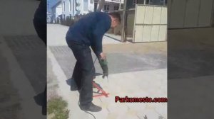 Просто! Установка за 90секунд! Парковочные барьеры, Юнипаркеры Parkomesto.com, Блокираторы парковки