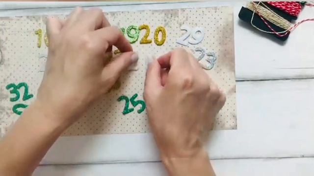 Цифры/Адвент календарь своими руками скрапбукинг смотреть онлайн