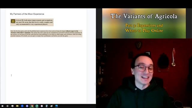 The Variants of Agricola, Part 3: Expansions and Where to Play Online смотреть онлайн
