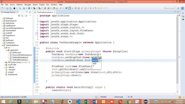 #14 JavaFX Tutorial | TextArea смотреть онлайн