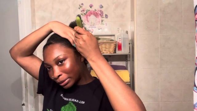 Puff W/ Two Braids *4c Hair + Christian Chitchat | Makiah Issani смотреть онлайн