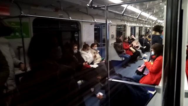 Люблинско-Дмитровская линия метро. 81-717/714.5 "Московский Транспорт". Зябликово - Селигерская. смотреть онлайн