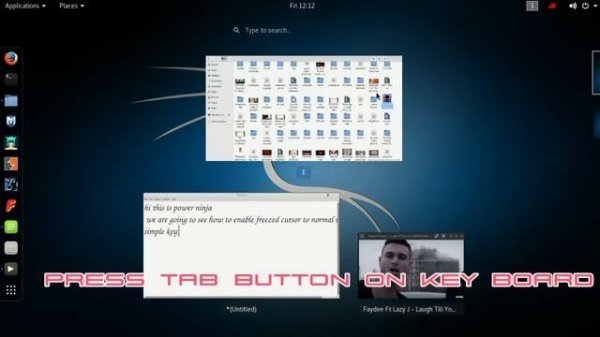 How to enable TouchPad in kali Linux ; how to enable mouse in kali Linux ; jeezlom ;  right click