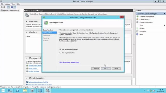 Instalar y configurar Failover Cluster en Windows Server 2012 смотреть онлайн