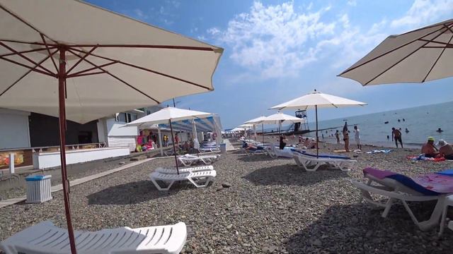 АДЛЕР 2020 | Курортный городок | ПЛЯЖ Чкаловский 🌊 ШОК - Скучающие спасатели ОТСУТСТВИЕ отдыхающих смотреть онлайн