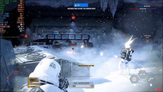 Star Wars Battlefront 2 GTX 1660 Ti + i7 9750H | ULTRA graphics (Benchmark FPS test) смотреть онлайн