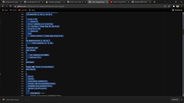 Neovim setup for Competitive Programming смотреть онлайн