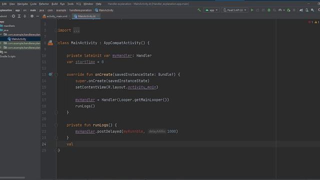 How class handler works Android, Kotlin смотреть онлайн