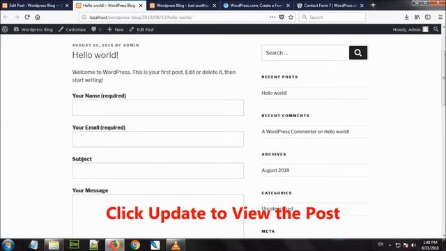 How to Use Contact Form7 Shortcode on WordPress Post | WordPress Tech Tips смотреть онлайн