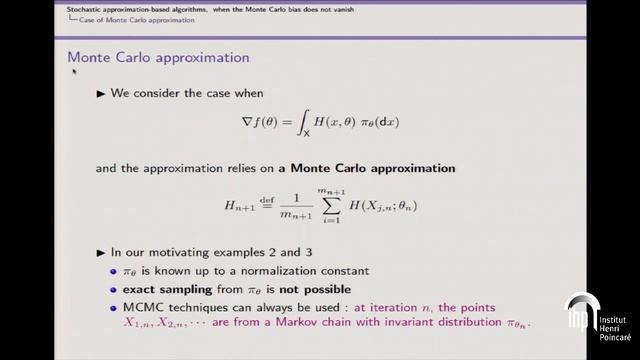 Stochastic Approximation-based algorithms, when the Monte (...) - Fort - Workshop 2 - CEB T1 2019 смотреть онлайн