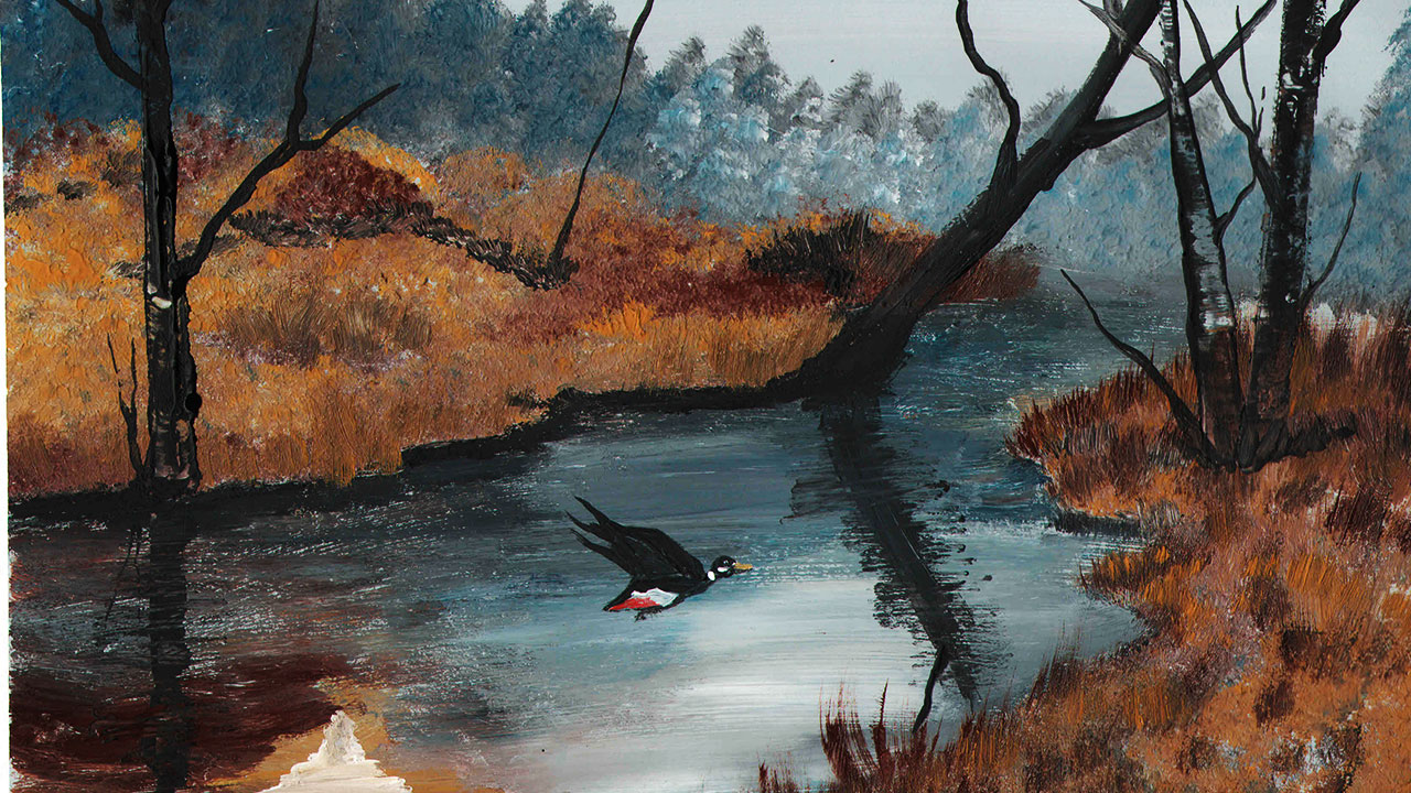 Как нарисовать весну красками. Рисуем весенний пейзаж. смотреть онлайн