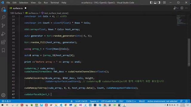 100 - CUDA + OpenGL 자습서 25 - CUDA Array and Surface, cudaSurfaceObject_t смотреть онлайн