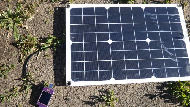 Обзор солнечной панели 20W USB с Aliexpress /Taobao смотреть онлайн