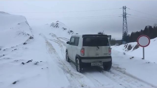 Suzuki Hustler Russia. Part 9. Сузуки Хастлер в России. Еще подъем в гору. Часть 9. смотреть онлайн