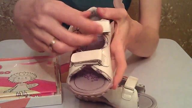 Белые босоножки для девочек Фламинго MS31909 смотреть онлайн