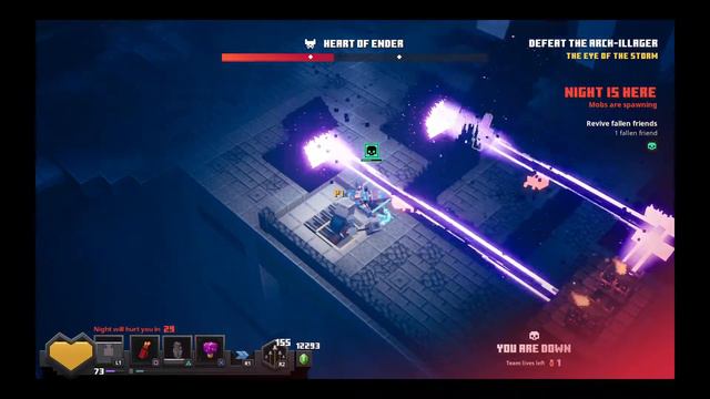 I defeated arch illager & heart of ender in Minecraft Dungeons смотреть онлайн