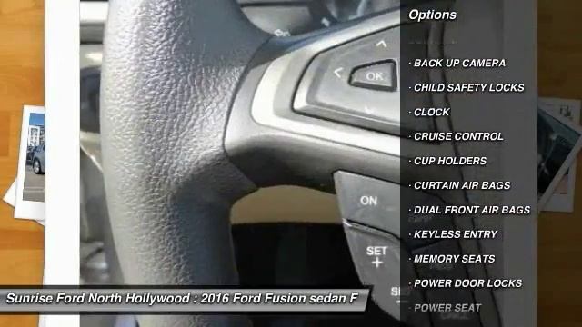 2016 Ford Fusion North Hollywood,Los Angeles,San Fernando Valley,Glendale,Burbank B24485PR смотреть онлайн