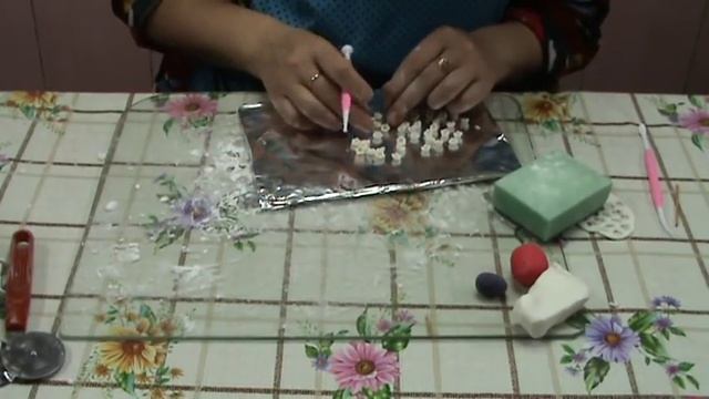 Делаем заготовки на детский тортик