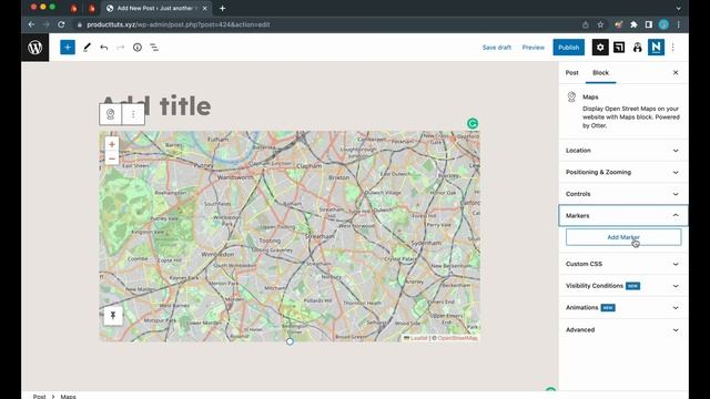How to Add a Map in WordPress Using Otter's Map Block [2022] смотреть онлайн