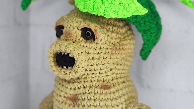 Мандрагора (Вязаные игрушки, Корень Мандрагоры, Гарри Поттер)