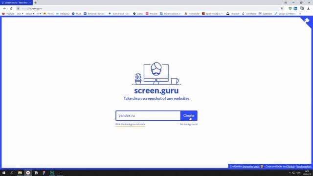 Screen Guru. Отличный сервис для быстрого создания скриншотов любого сайта смотреть онлайн