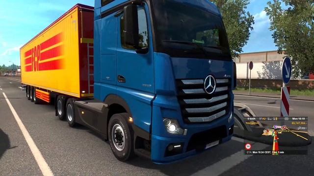 ETS2 - Actros Tuning Pack DLC - 1.35 смотреть онлайн