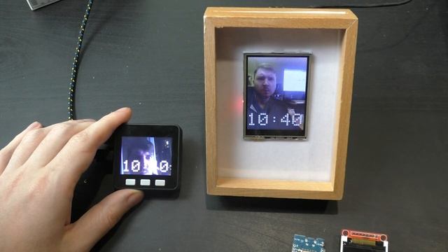 Делаем крутую фоторамку с часами на ESP32, M5Stack или esp8266 смотреть онлайн