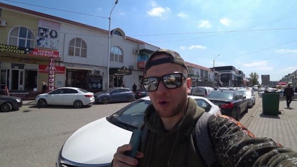 Чечня Грозный рынок Беркат и улица Шашлыков