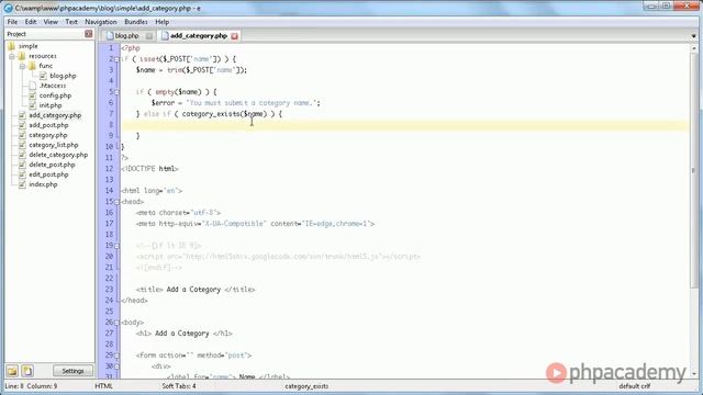 PHP Tutorials: Creating a Blog (Part 4/11) смотреть онлайн