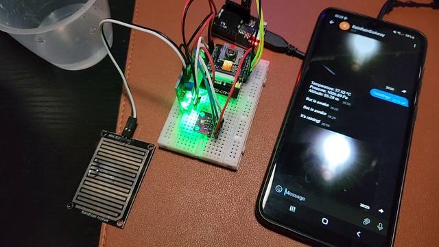 Arduino 'Rain Rain Go Away' : ESP32-CAM & BMP280 + Telegram app = ? смотреть онлайн