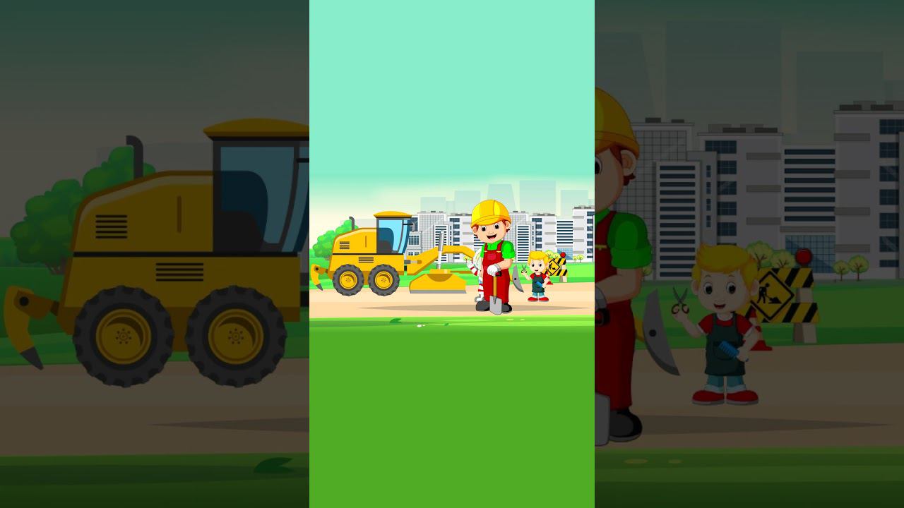 Чья машинка строительный грейдер? Мультики про машинки для детей #учисьиграй #мультикипромашинки смотреть онлайн