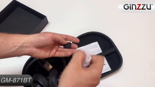 Обзор на беспроводные наушники с активным шумоподавлением от GINZZU. Model: GM-871BT. смотреть онлайн