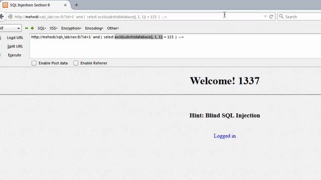 13.Blind SQLi...sec-9(b) смотреть онлайн