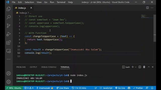 toUppercase and toLowerCase Javascript смотреть онлайн