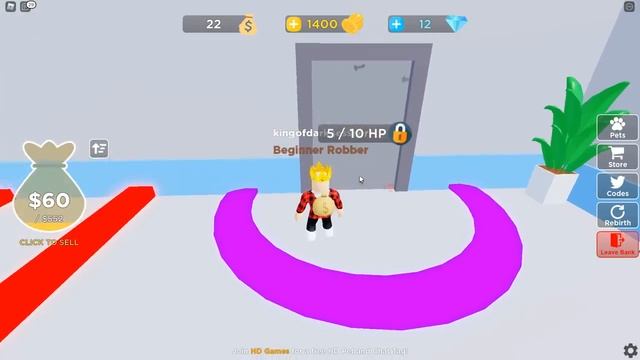 КАК ОГРАБИТЬ БАНК В РОБЛОКС?! СИМУЛЯТОР ОГРАБЛЕНИЯ! ROBLOX смотреть онлайн